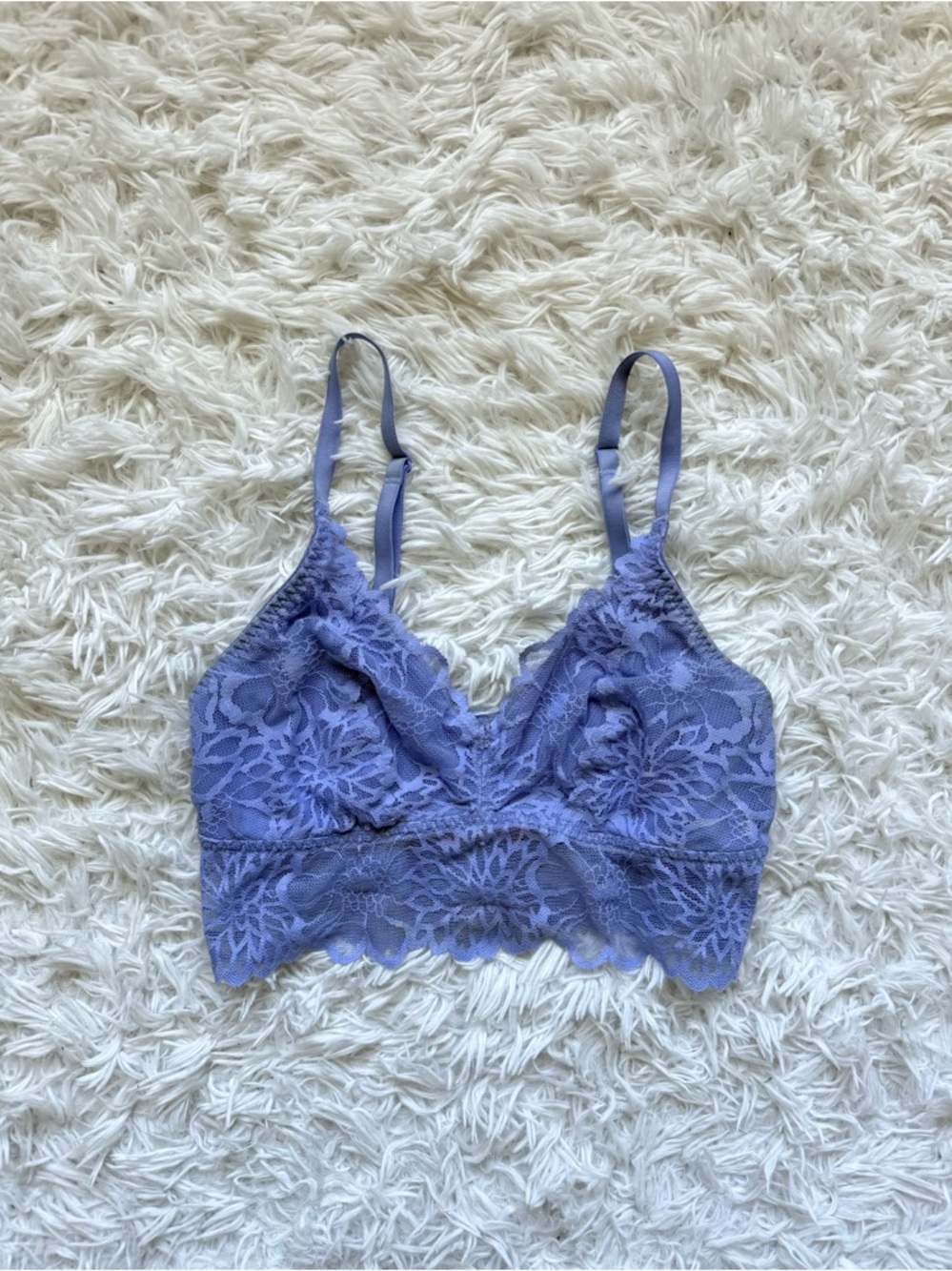 PINK Victoria's Secret Lavender Blue Lace Bralette